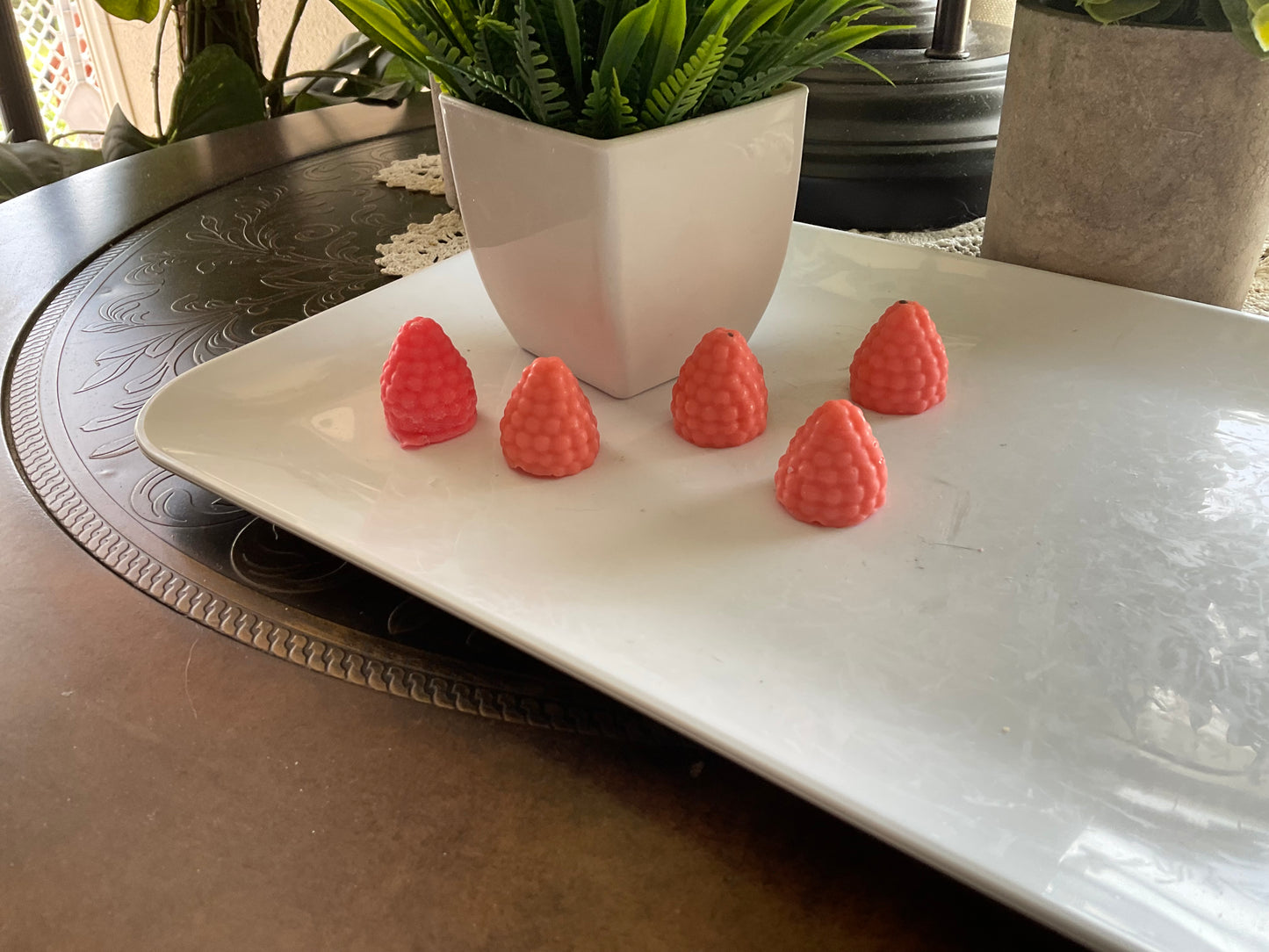 Pick, Lather, Repeat – Raspberry Soap Bits (Triple Butter, 6+ Pieces) | Handmade Gift Jar – Spokane, WA