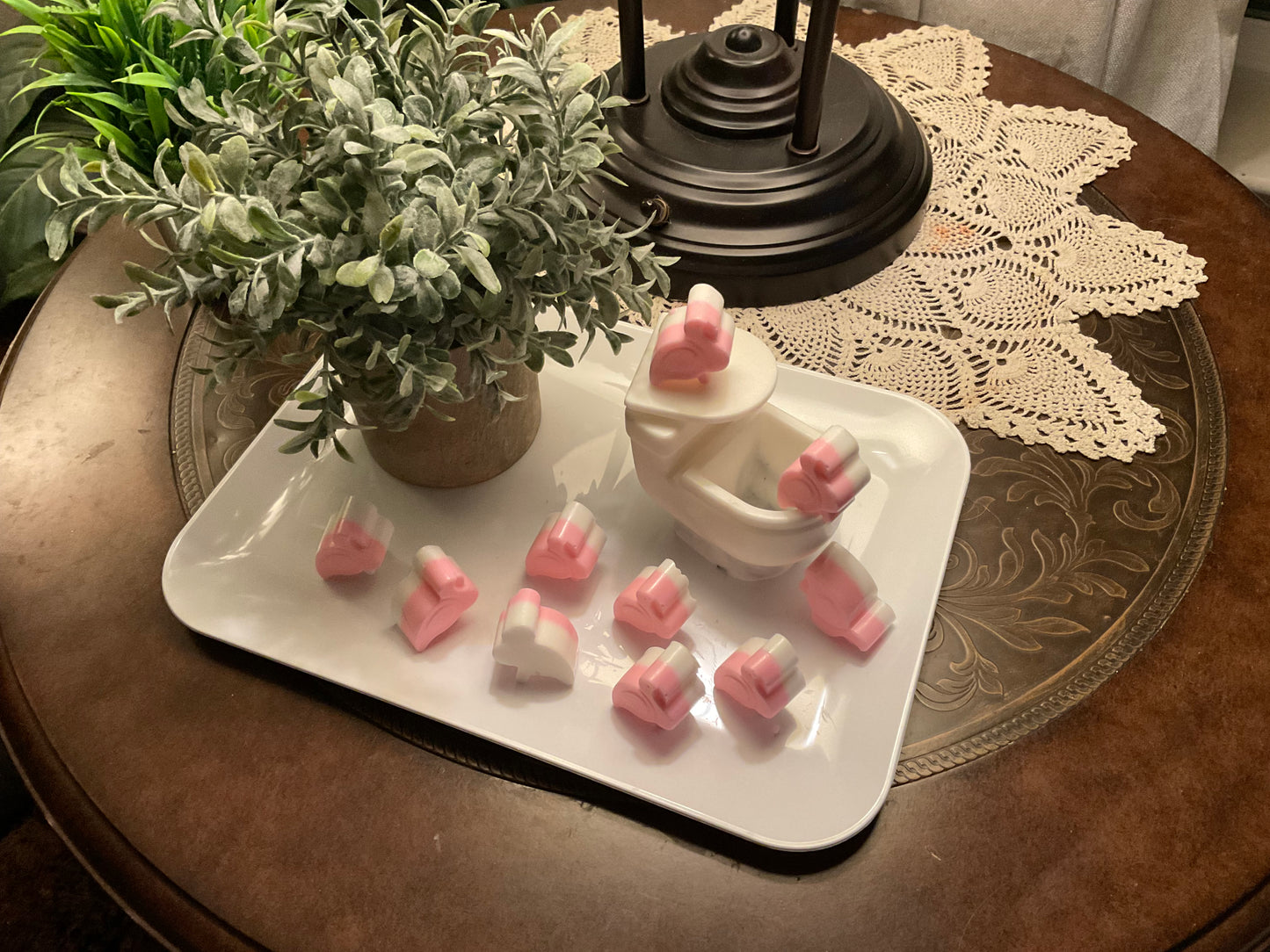 Flamingo Soap Set – Goat Milk Guest Bathroom Soap (Coastal Beach Novelty Gift)