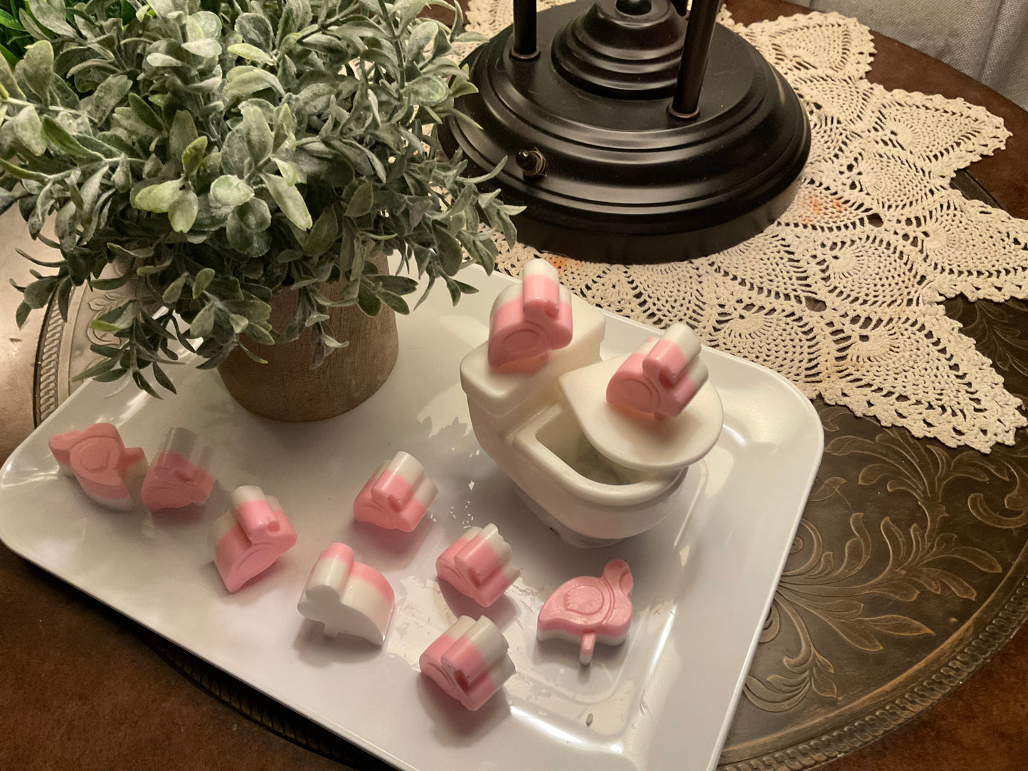 Flamingo Soap Set – Goat Milk Guest Bathroom Soap (Coastal Beach Novelty Gift)