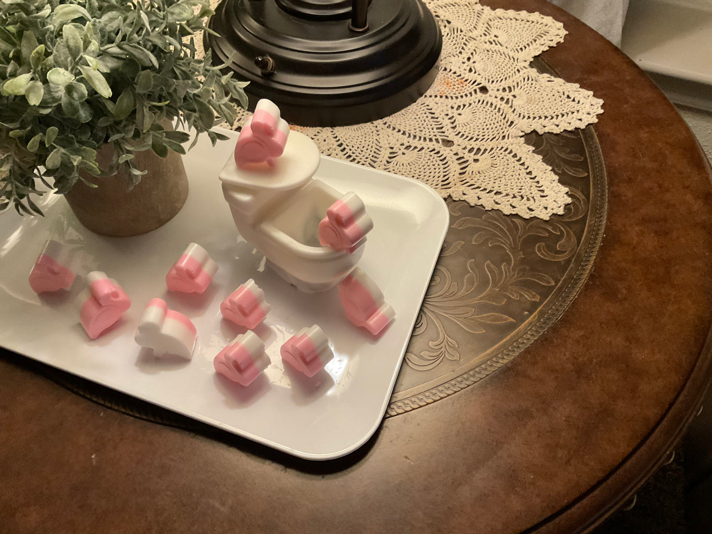 Flamingo Soap Set – Goat Milk Guest Bathroom Soap (Coastal Beach Novelty Gift)