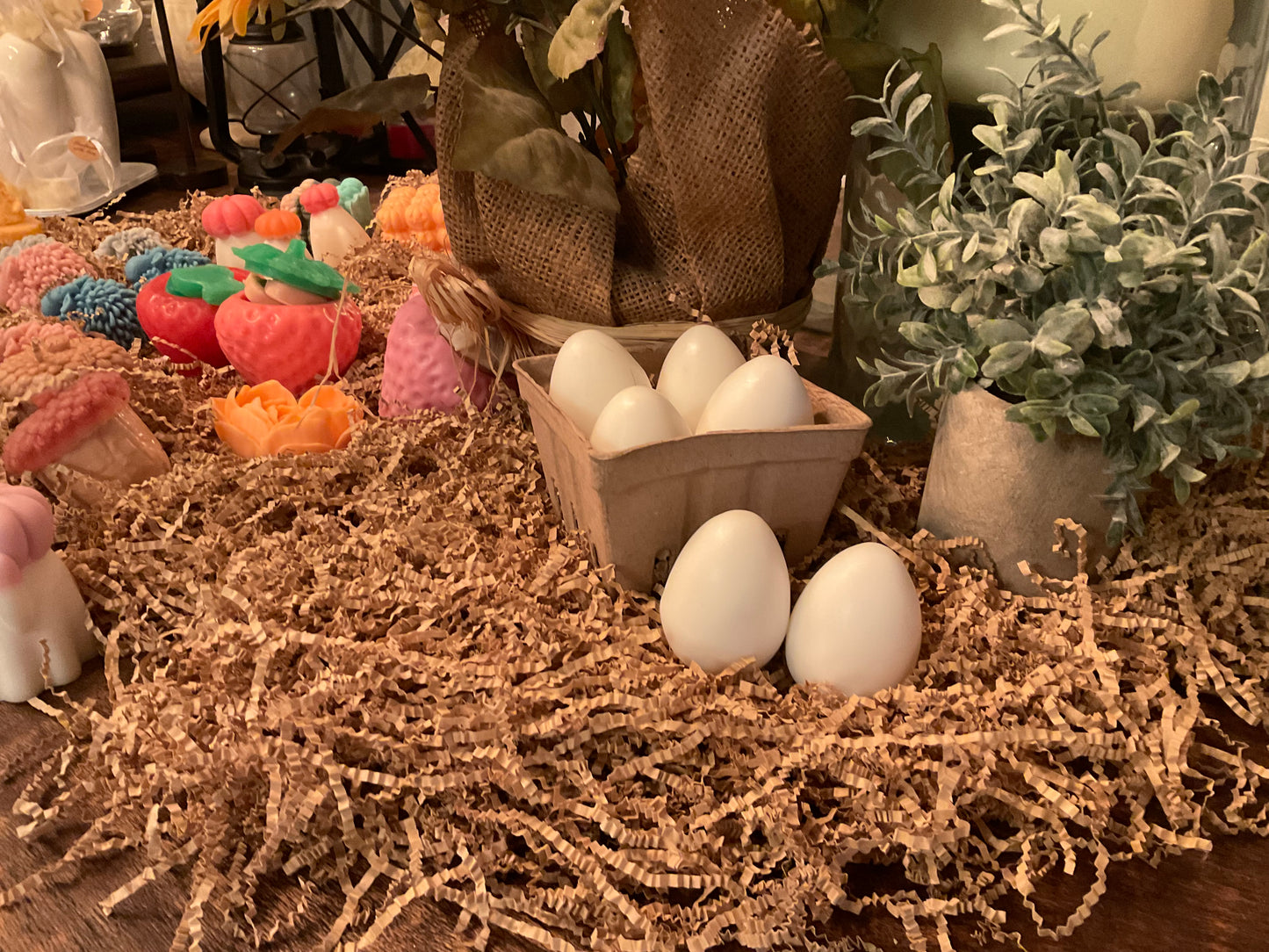 Goat Milk Egg Soap Set – Vanilla Handmade Egg-Shaped Bars (Choose 3 or 4, Farmhouse Gift)