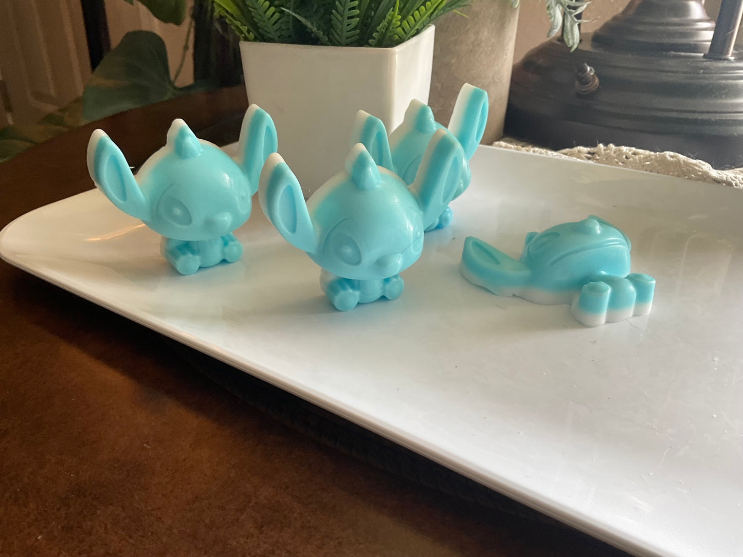 Island Blue Coconut Soap – Handmade Triple Butter Bar (Coconut Scent, Novelty Gift)