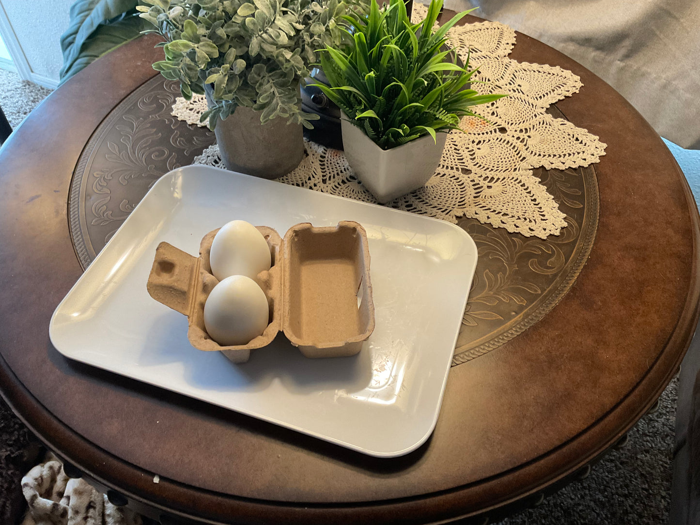 Soap Eggs in Mini Carton – Handmade Triple Butter Egg Soap Set (Farmhouse Gift)