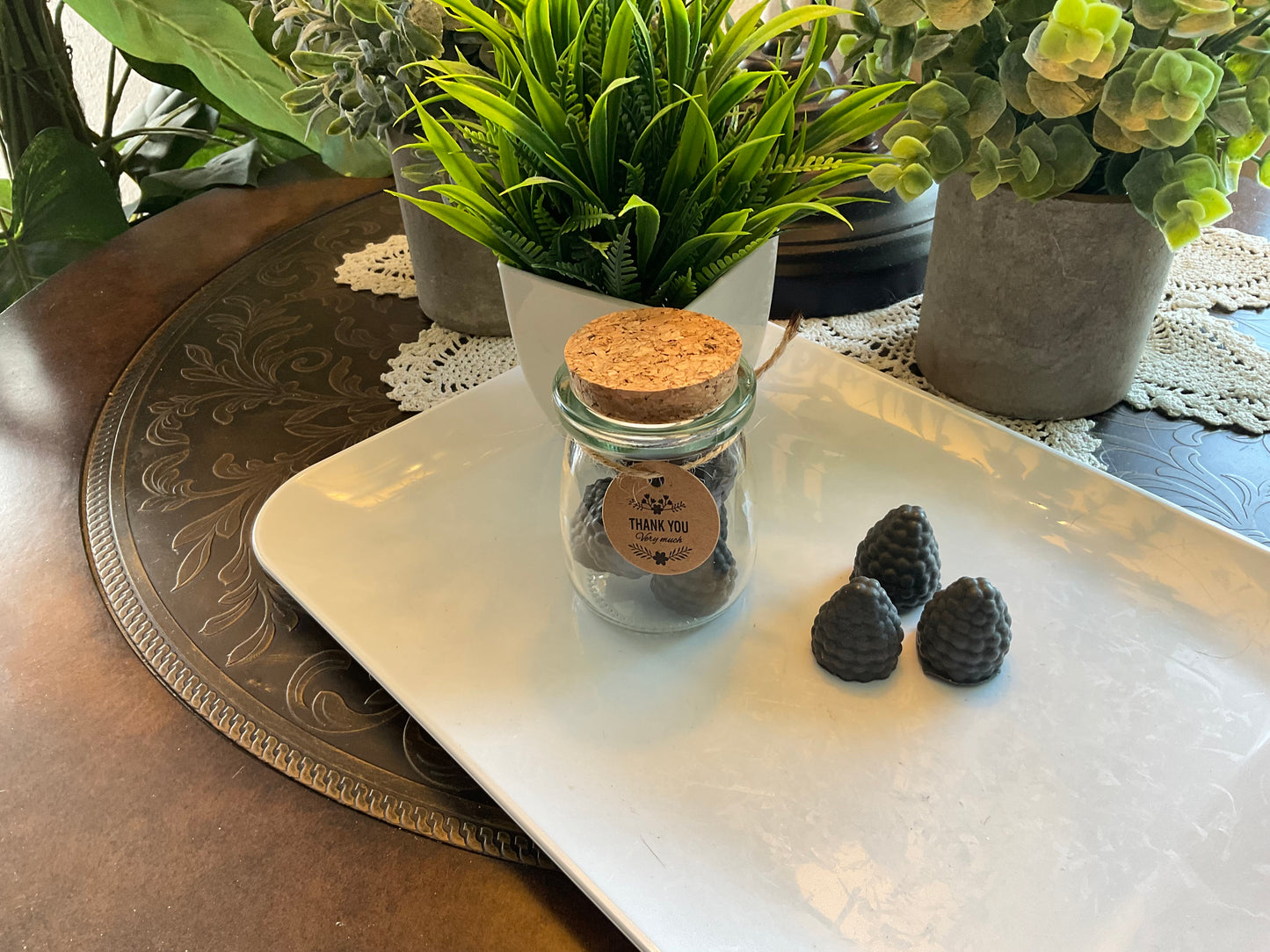 Blackberry Soap Bits – Mini Handmade Soap Pieces in a Jar (Gift)