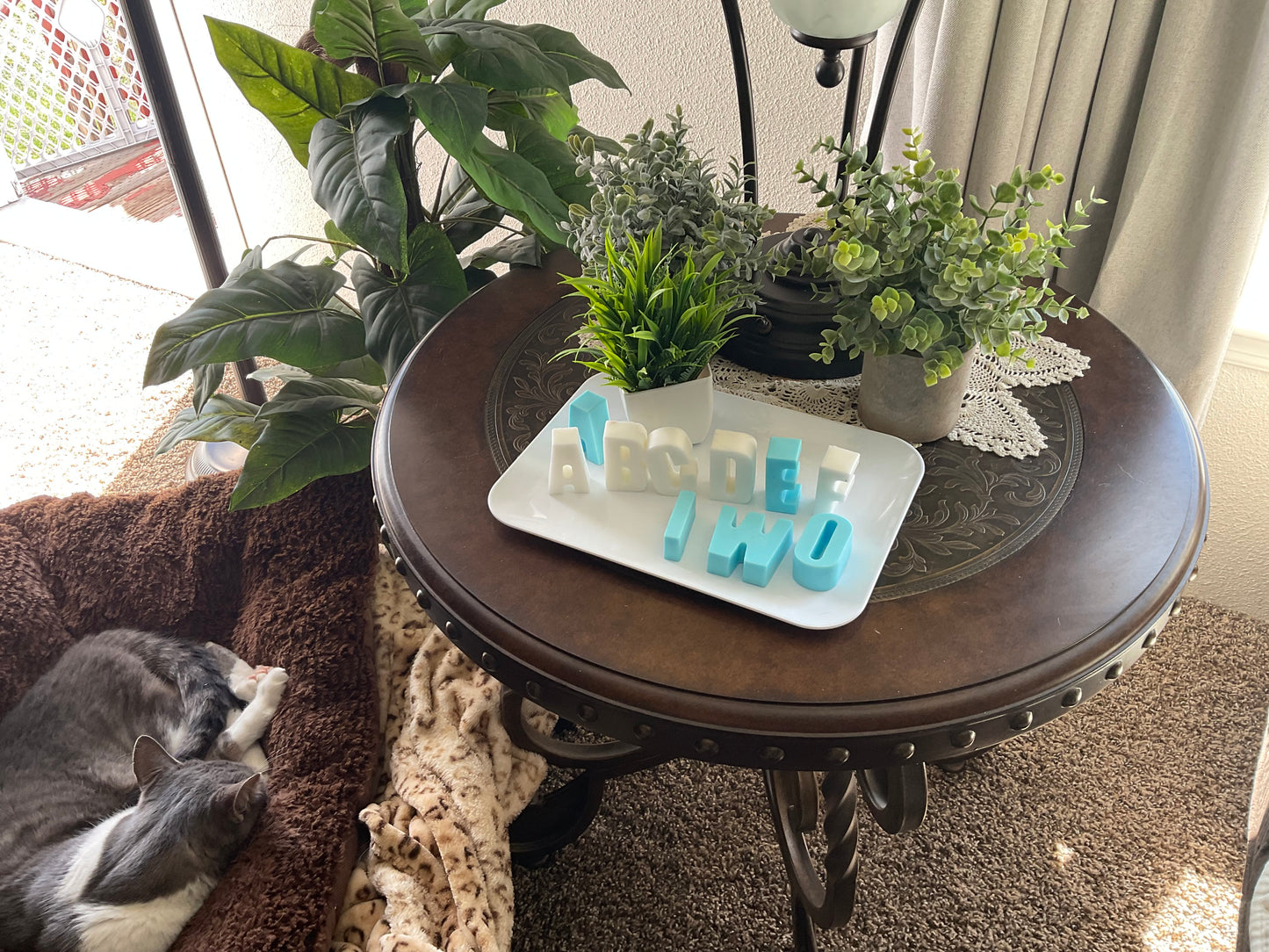 Alphabet Soap Set – Custom Name Triple Butter Letter Bars (Kids' Bath Gift)