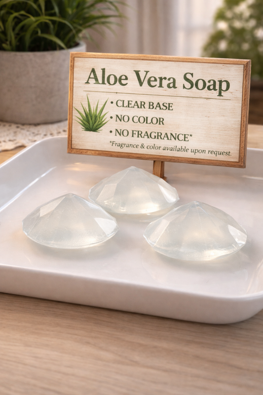 Clear Aloe Diamond Soap – Because Diamonds Are a Girl’s Best Friend | Spokane WA Handmade