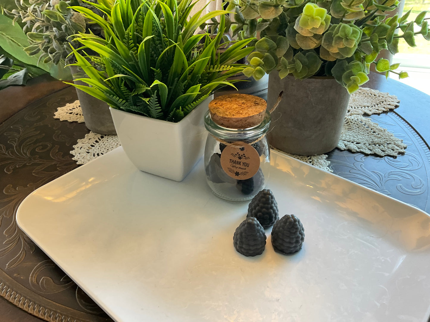 Blackberry Soap Bits – Mini Handmade Soap Pieces in a Jar (Gift)