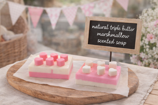 Triple Butter Marshmallow Soap – Handmade Artisan Bar, Small Batch