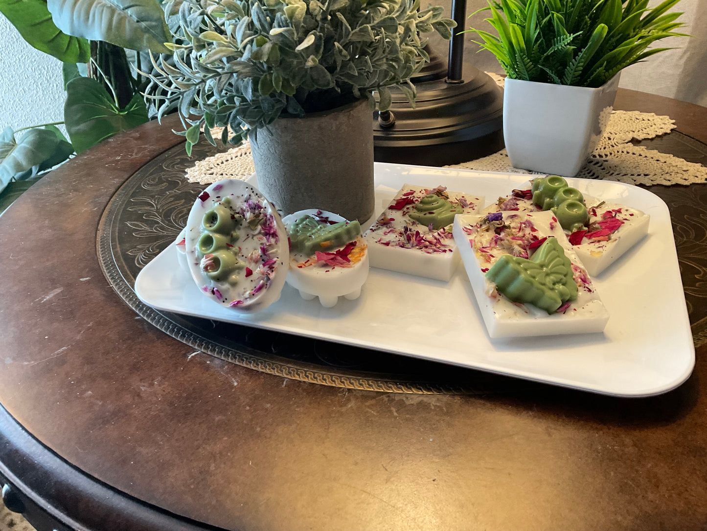 Strawberry Wildflower Soap Bar – Handmade Natural Triple Butter Soap
