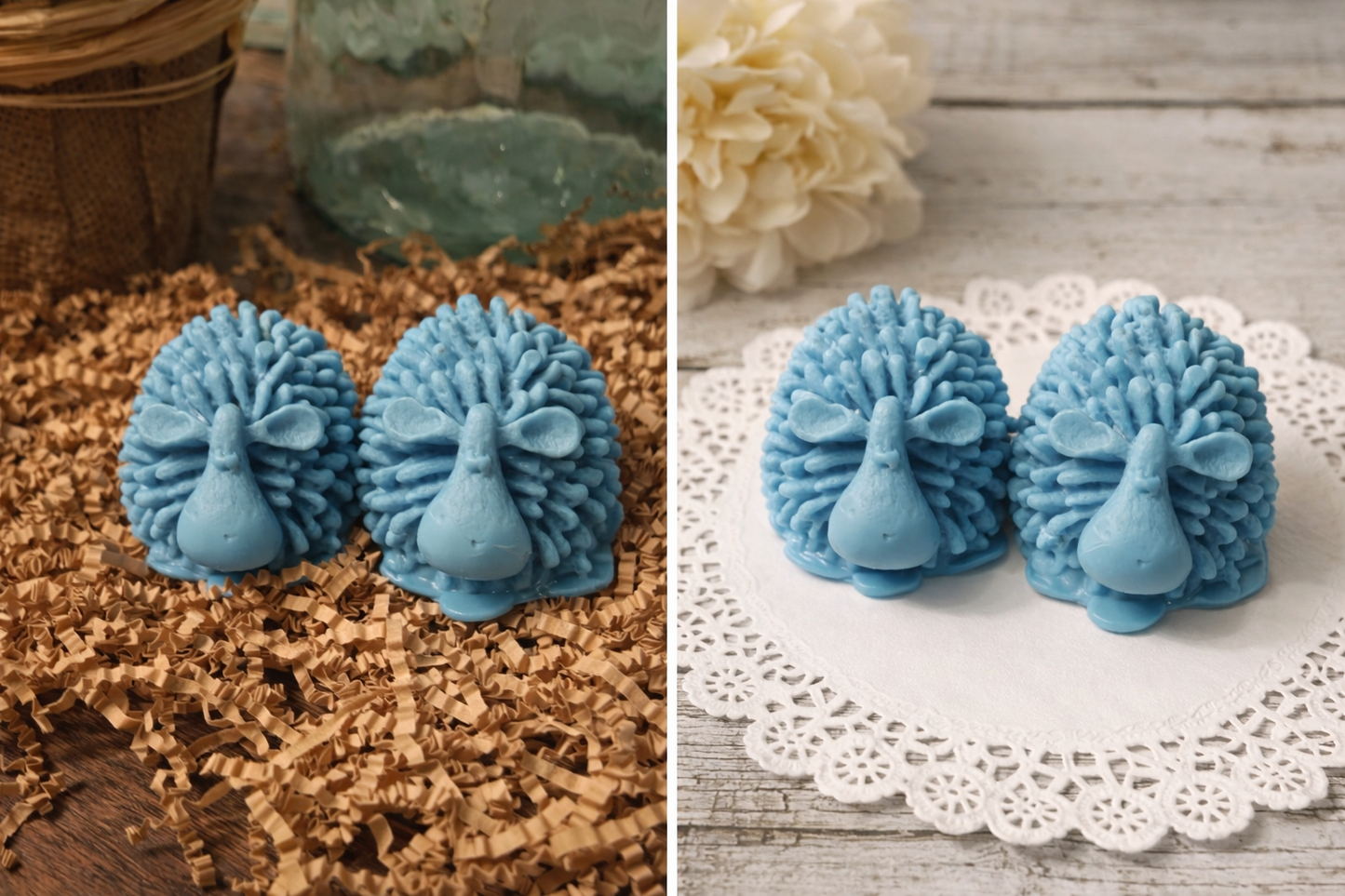 Baby Shower Sheep Favor Set – Handmade Goat Milk Lamb Soap Favors (Pink, Blue or Custom)