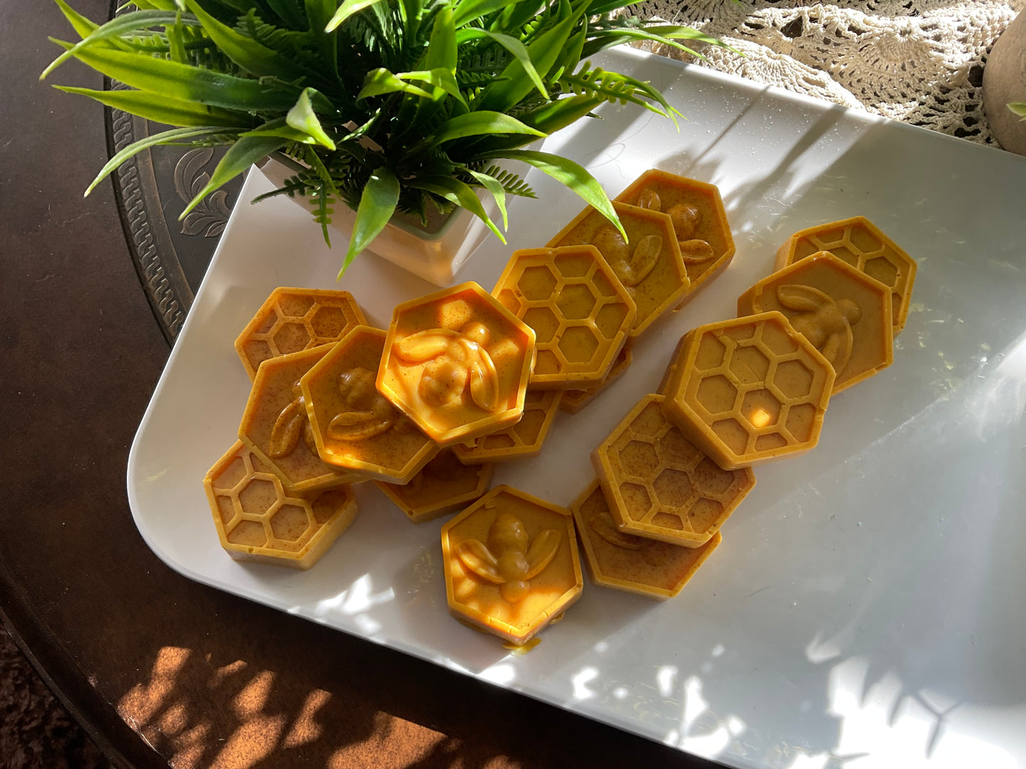 Turmeric & Honey Soap Bar – Handmade Brightening Face & Body Soap