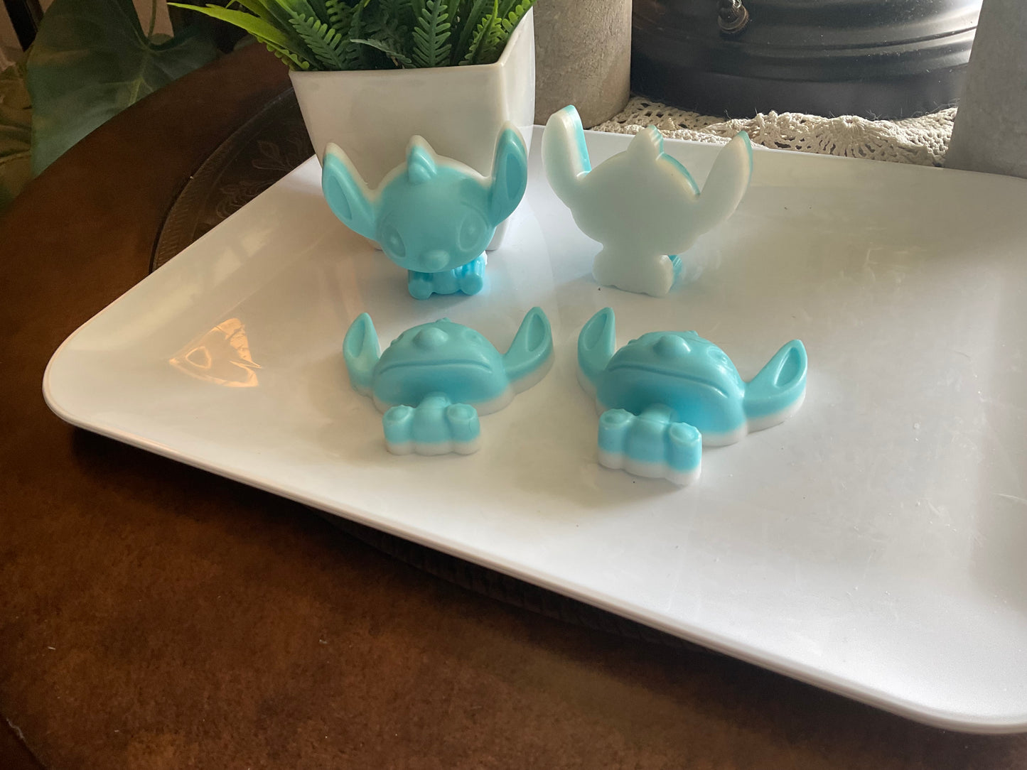 Island Blue Coconut Soap – Handmade Triple Butter Bar (Coconut Scent, Novelty Gift)