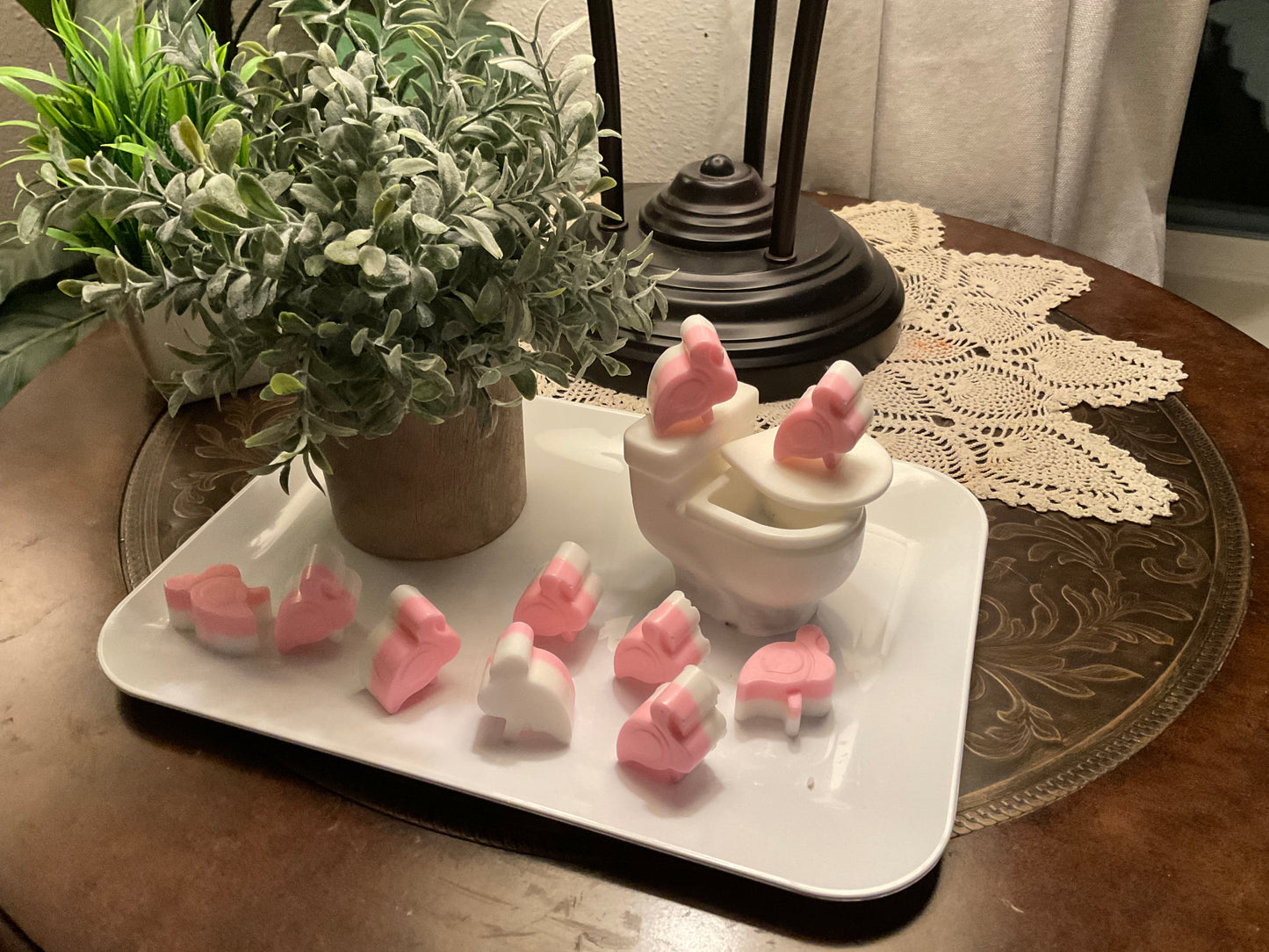 Flamingo Soap Set – Goat Milk Guest Bathroom Soap (Coastal Beach Novelty Gift)
