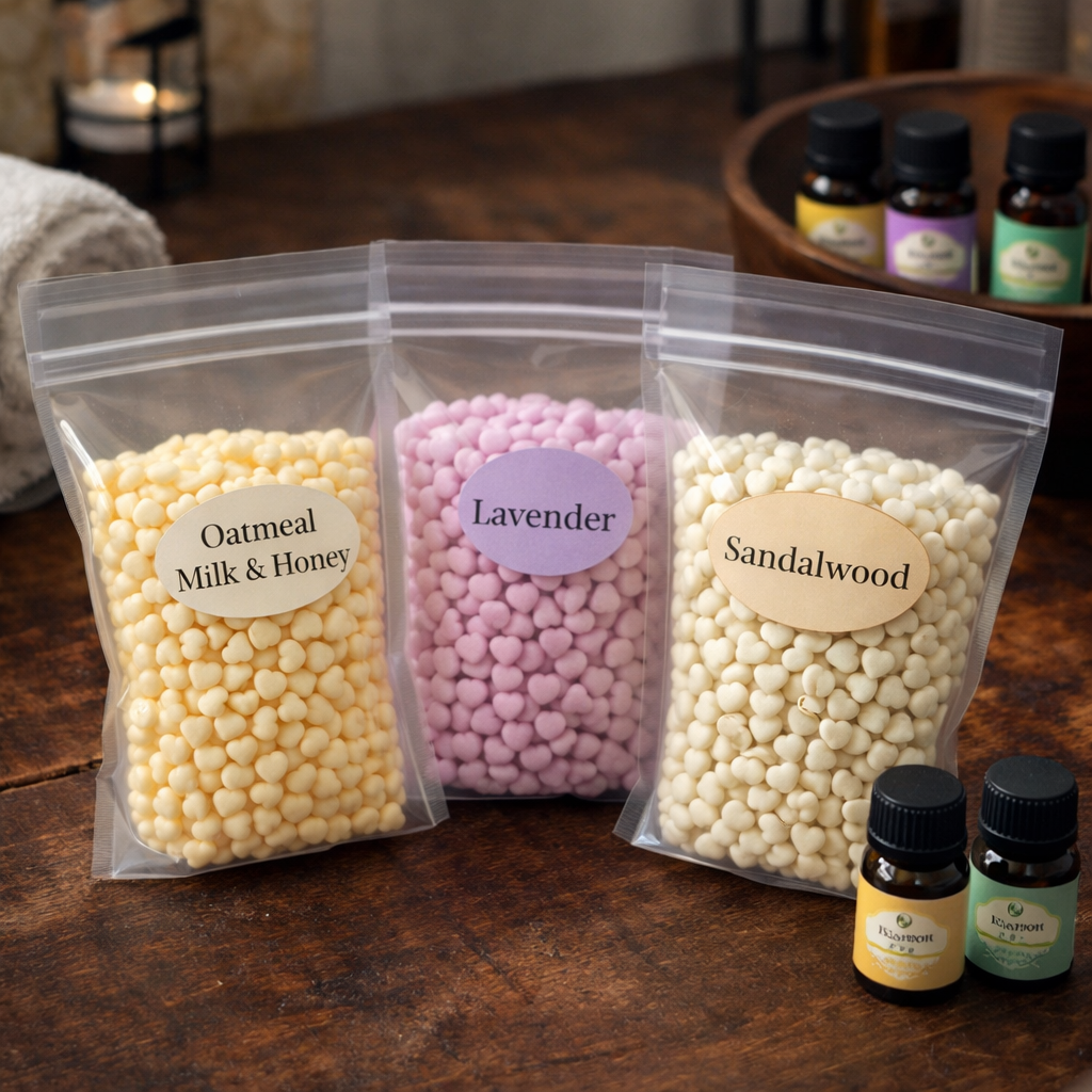 Mini Heart Soy Wax Melts – Scented Bulk Bag for Wax Warmers, Gifts & Baby Showers
