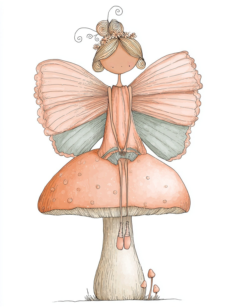 Little Country Fairies | Cottagecore Printable Wall Art