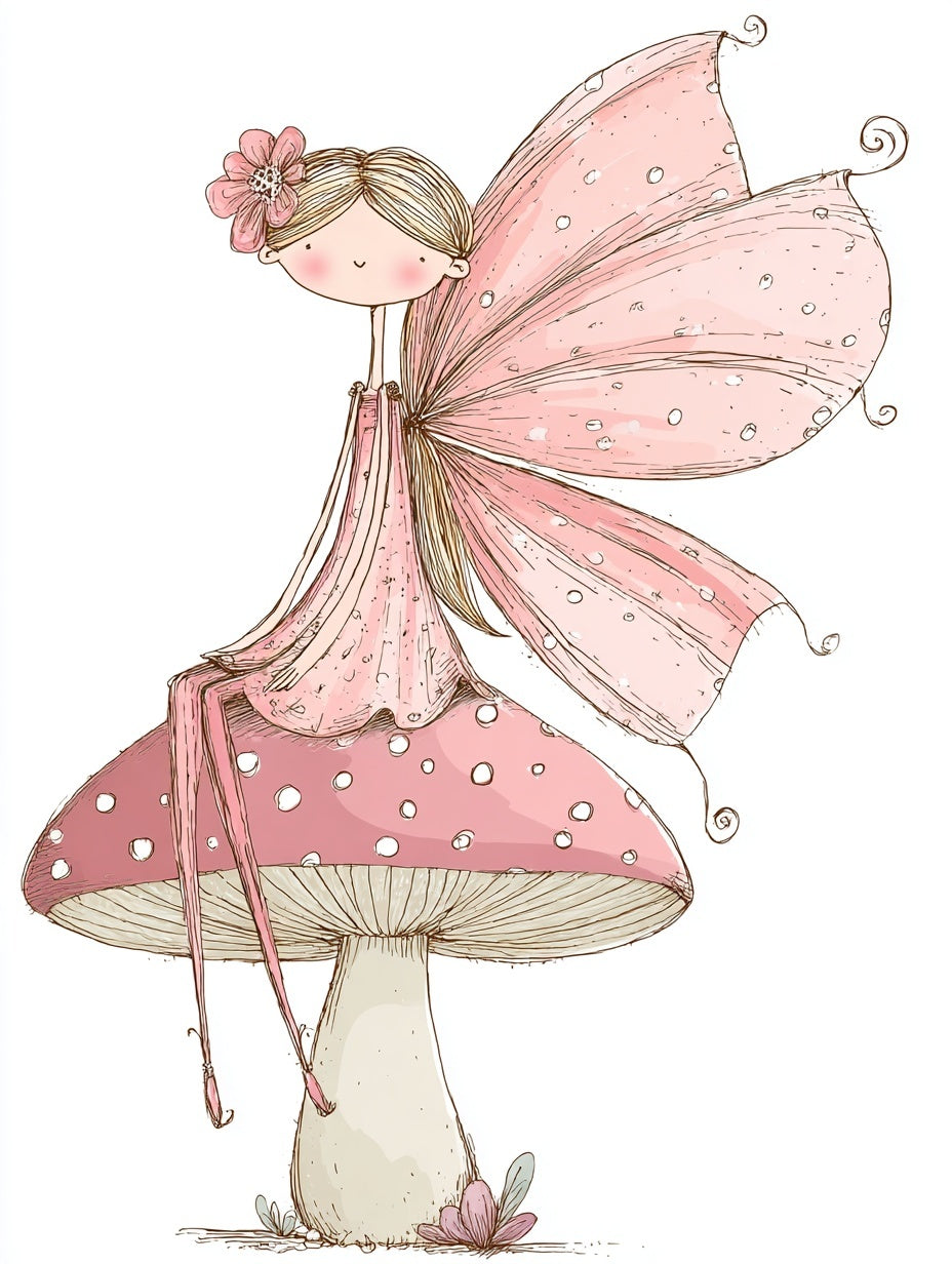 Little Country Fairies | Cottagecore Printable Wall Art