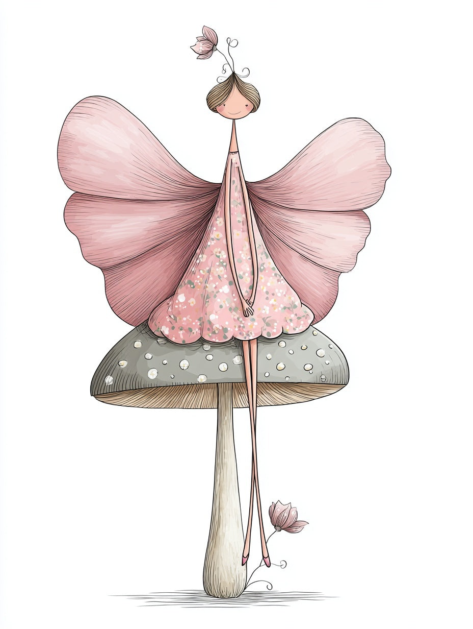 Little Country Fairies | Cottagecore Printable Wall Art