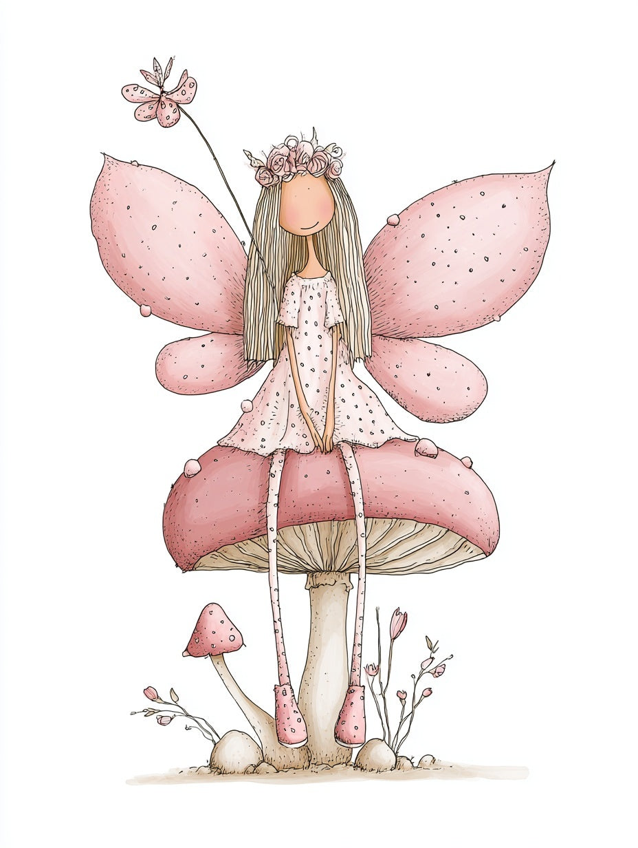 Little Country Fairies | Cottagecore Printable Wall Art