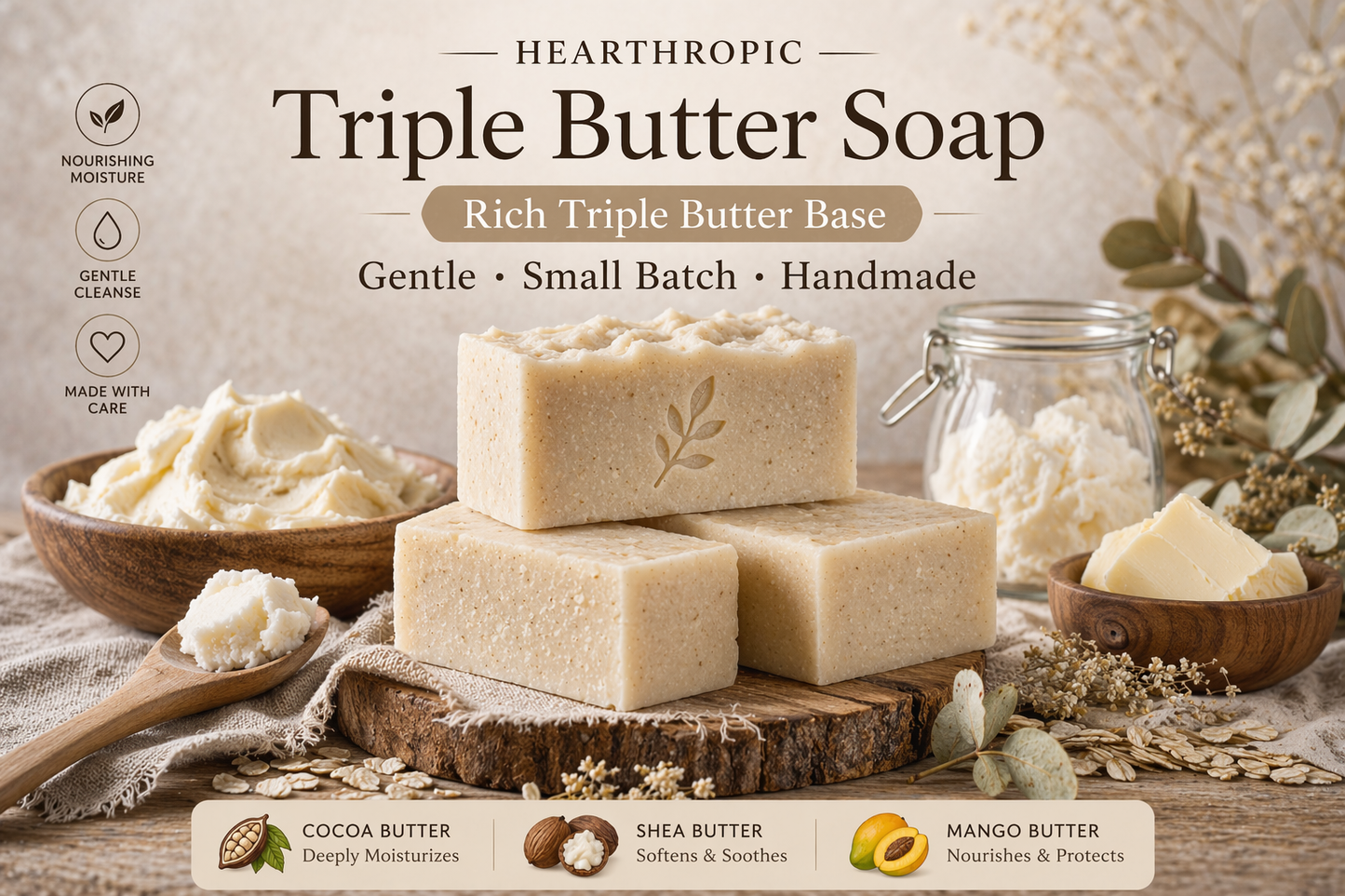 Little Stinkers Soap – Kids' Skunk-Shaped Triple Butter Bar (Fun Bath Toy Gift)